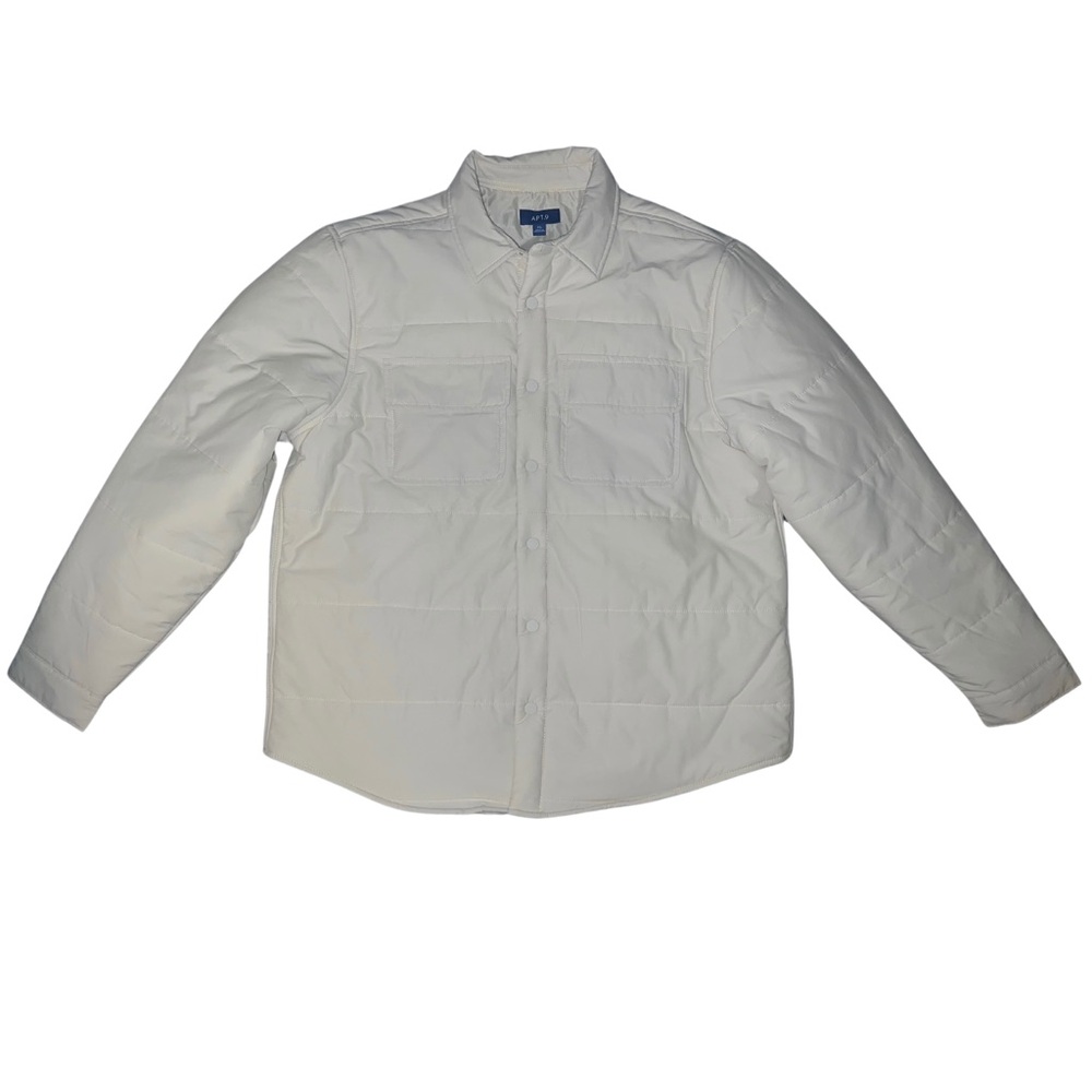 NEVER WORN WHITE PUFFER JACKET